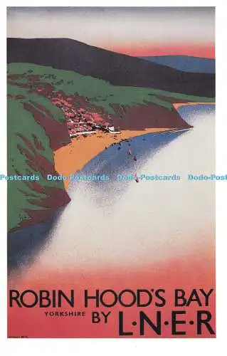 R569897 Robin Hoods Bay Yorkshire LNER Dalkeiths Classic Poster Serie Nr. P306 T