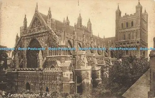 R568006 Exeter Cathedral S W Friths Series No 3095B