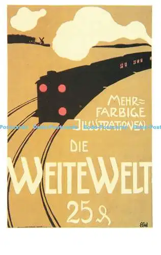 R569912 Mehr Farbige Illustrationen die Weite Welt Dalkeiths Classic Poster Seri