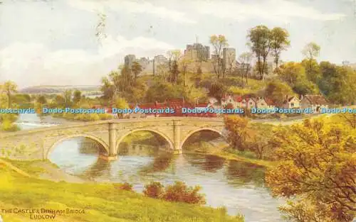 R571516 Castle and Dinham Bridge Ludlow A R Q Salmon 1979