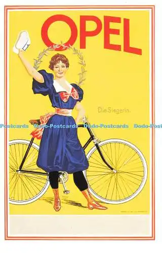 R569947 Opel Die Siegerin Poster Dalkeiths Cards of Style Nr D141