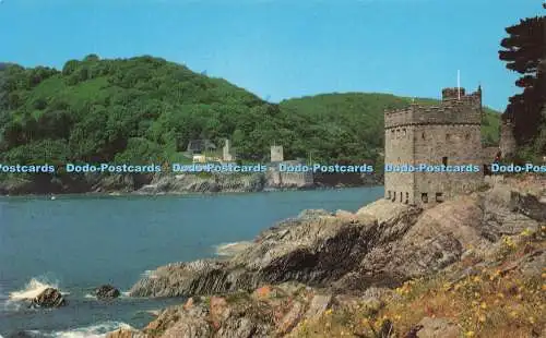 R571544 Kingswear and Dartmouth Castles River Dart Dartmouth Devon Cotman Color