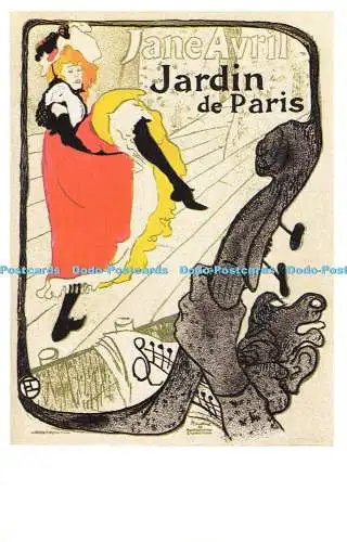 R569962 Jane Avril Jardin de Paris Dalkeiths Classic Poster Series No P10 Henri