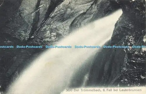 R568059 3690 Der Trummelbach II Fall bei Lauterbrunnen Wehrli A G Kilchberg Zuri