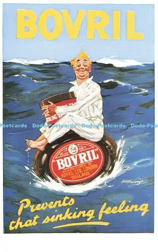 R569977 Bovril Verhindert das sinkende Gefühl Dalkeiths Classic Poster Serie Nr.