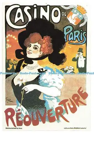 R569983 Casino de Paris Reouverture Dalkeiths Classic Poster Series P133 J A Gru