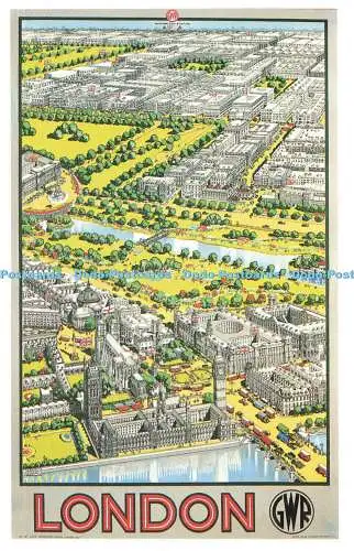 R569987 London GWR Dalkeith Bild Nr. 495 G W Serie 19 Great Western Railway