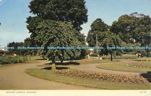 R571570 Blenheim Gardens Minehead KMI 109 Cotman Color 1960 Jarrold