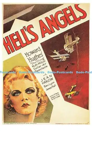 R569995 Hells Angels Howard Hughes Jean Harlow Dalkeith Classic Poster Nr. P231 H