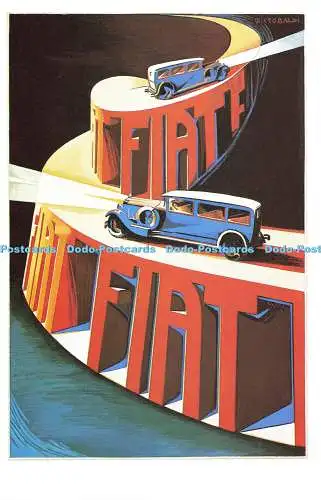 R570011 Fiat Dalkeiths Classic Poster Serie P218 Riccobaldi Italien 1929