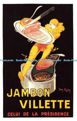 R570014 Jambon Villette Celui de la Presidence Dalkeiths Classic Poster Serie P