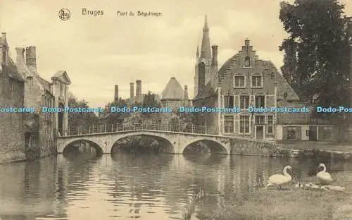R568104 Nels Brügge Pont du Beginenhof Ern Thill Bruxelles Serie 12 Nr 8