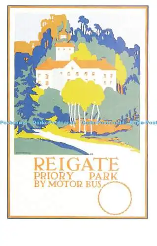 R570056 Reigate Priory Park von Motor Bus Dalkeiths Classic Poster Serie P272 E