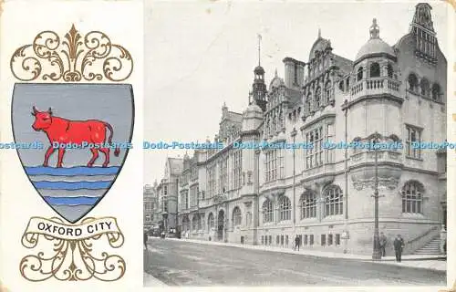 R568155 Oxford City Heraldic Series of Postcards F S O No 201