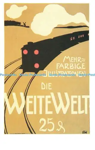 R570077 Mehr Farbige Illustrationen die Weite Welt Dalkeiths Classic Poster Seri