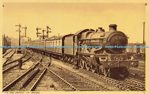 R5684170 Red Dragon W Region 5 Photochrom mit freundlicher Genehmigung von British Railways South Wale