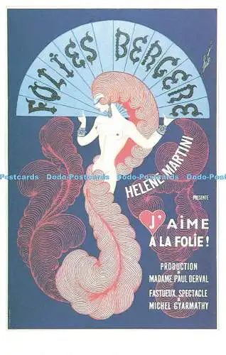 R570094 Folies Bergere Helene Martini Jaime a la folie Dalkeiths Classic Poster