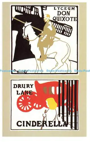 R570098 Lyceum Don Quijote Drury Lane Cinderella Dalkeiths Classic Poster Series
