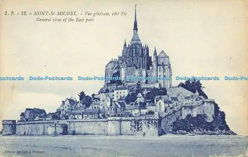 R568192 J P 13 Mont St Michel Gesamtansicht Ostteilausgabe speciale a lAbba