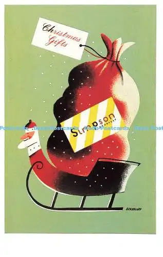 R570122 Weihnachtsgeschenke Simpson Dalkeiths Classic Poster Serie P198 Thomas Ecke