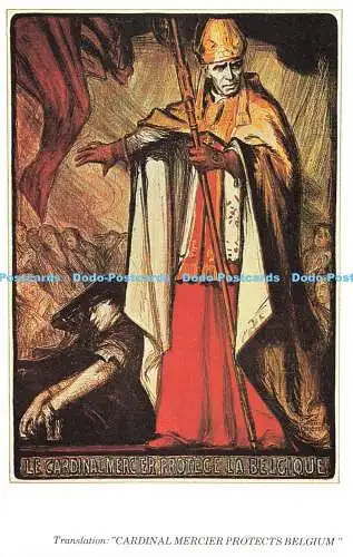 R570163 Cardinal Mercier Protects Belgium Dalkeiths Classic Poster Series P115 D