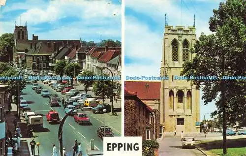 R573729 Epping High Street St Johns Church 1969 Multi View