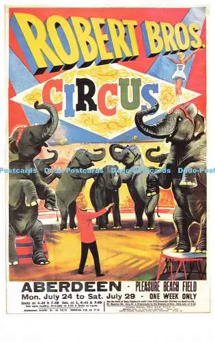 R570196 Robert Bros Circus Aberdeen Dalkeiths Classic Poster Serie P70