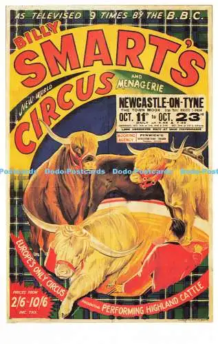 R570197 Billy Smarts Circus Europas einziger Circus Newcastle on Tyne Dalkeiths Class