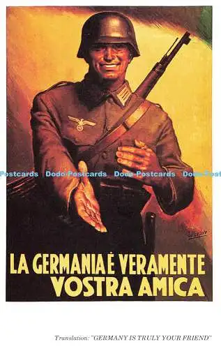 R570201 Germany is really your Friend Dalkeiths Classic Poster Series P119 Boccas