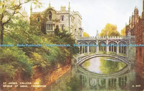 R568273 St Johns College and Bridge of Sighs Cambridge A906 Kunstfarbe Brian Ger