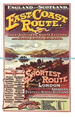 R570214 England und Schottland Ostküstenroute Great Northern North Eastern und N