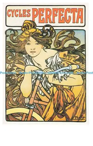 R570230 Cycles Perfecta Mucha Dalkeiths Classic Poster Serie P17 Alphonse Mucha