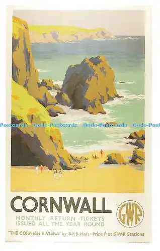 R570240 Cornwall GWR Cornish Riviera S P B Mais G W Serie 21 Great Western Rail