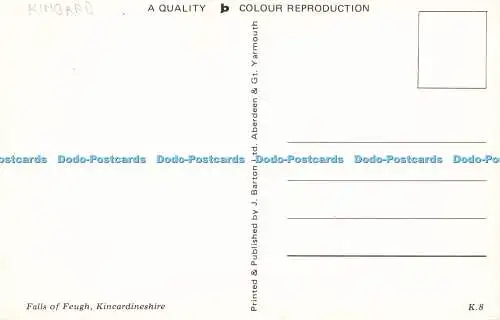 R573794 Falls of Feugh Kincardineshire J Barton