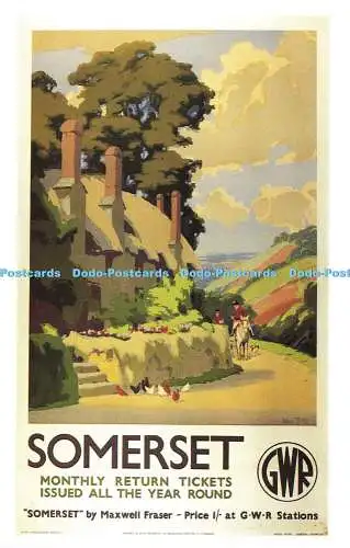 R570251 Somerset GWR Maxwell Fraser G W Serie 17 Great Western Railway Dalkeith