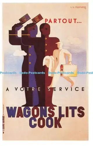 R570262 A M Cassandre Partout A Votre Service Wagons Lits Cook Dalkeiths Classic