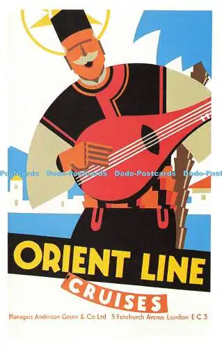 R570276 Orient Line Cruises Anderson Green Dalkeiths Classic Poster Serie P211