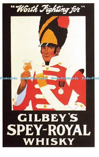 R570283 Worth Fighting for Gilbeys Spey Royal Whisky Dalkeiths Classic Poster Se