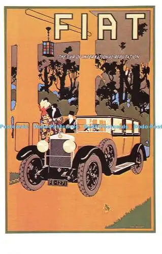 R570307 Fiat Car of International Reputation Dalkeiths Classic Poster Series No