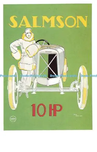 R570312 Salmson 10 HP Dalkeiths Classic Poster Series No P46 Rene Vincent 1922