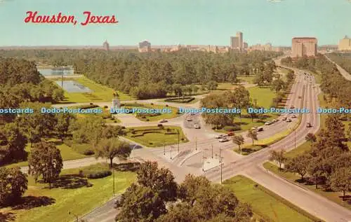 R573855 Houston Texas Panoramablick auf Hermann Park und Houston Skyline Morse W