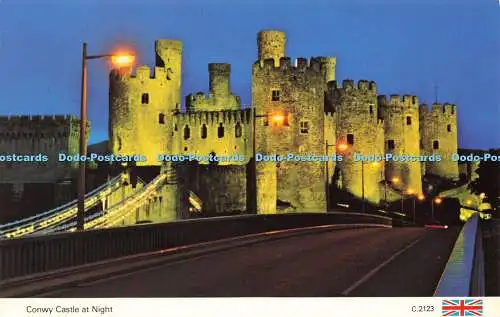 R573867 Conwy Castle at Night Dennis