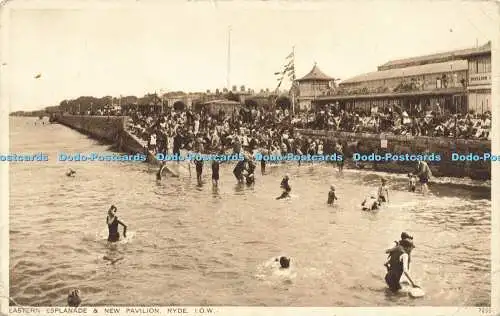 R568393 Eastern Esplanade and New Pavilion Ryde I O W 7255 Salmon Gravure Style