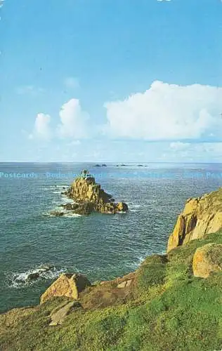 R570343 WHS 66 Armed Knight and Longships Lighthouse Lands End J Dunn Plastichro