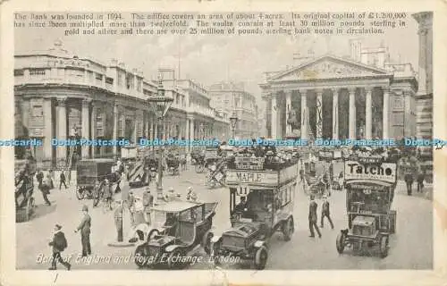 R568403 Bank of England and Royal Exchange London H R and A Scott 1914