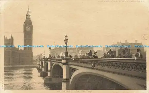 R568407 Westminster Bridge Serie 1007 C W Faulkner