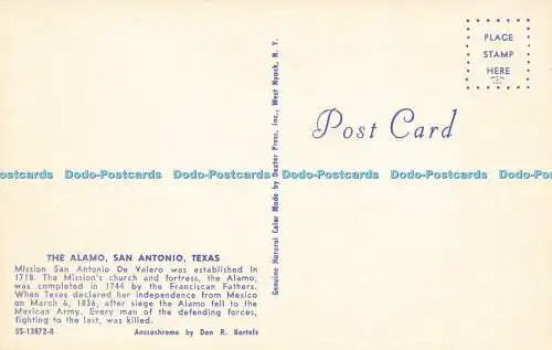 R573885 Berühmte Texas Alamo San Antonio Texas Don R Bartels Dexter Presse