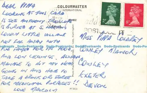 R571896 West Sussex 1889 Karte Colourmaster International Precision 1960