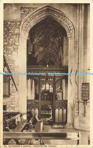 R570351 St Catherines Chapel Cirencester Church Cecily Serie Dennis Moss 1946