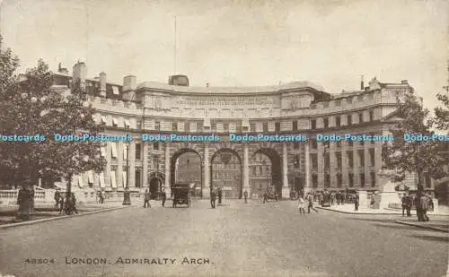 R568411 48504 London Admiralty Arch Sepiatone Series Photochrom